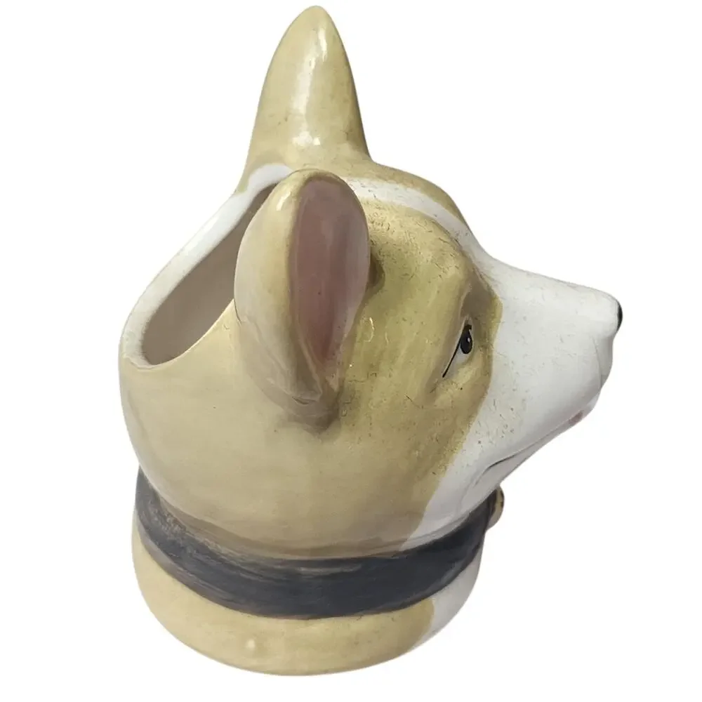 Molly & Rex Vase/Planter/Pen Holder Corgi Dog